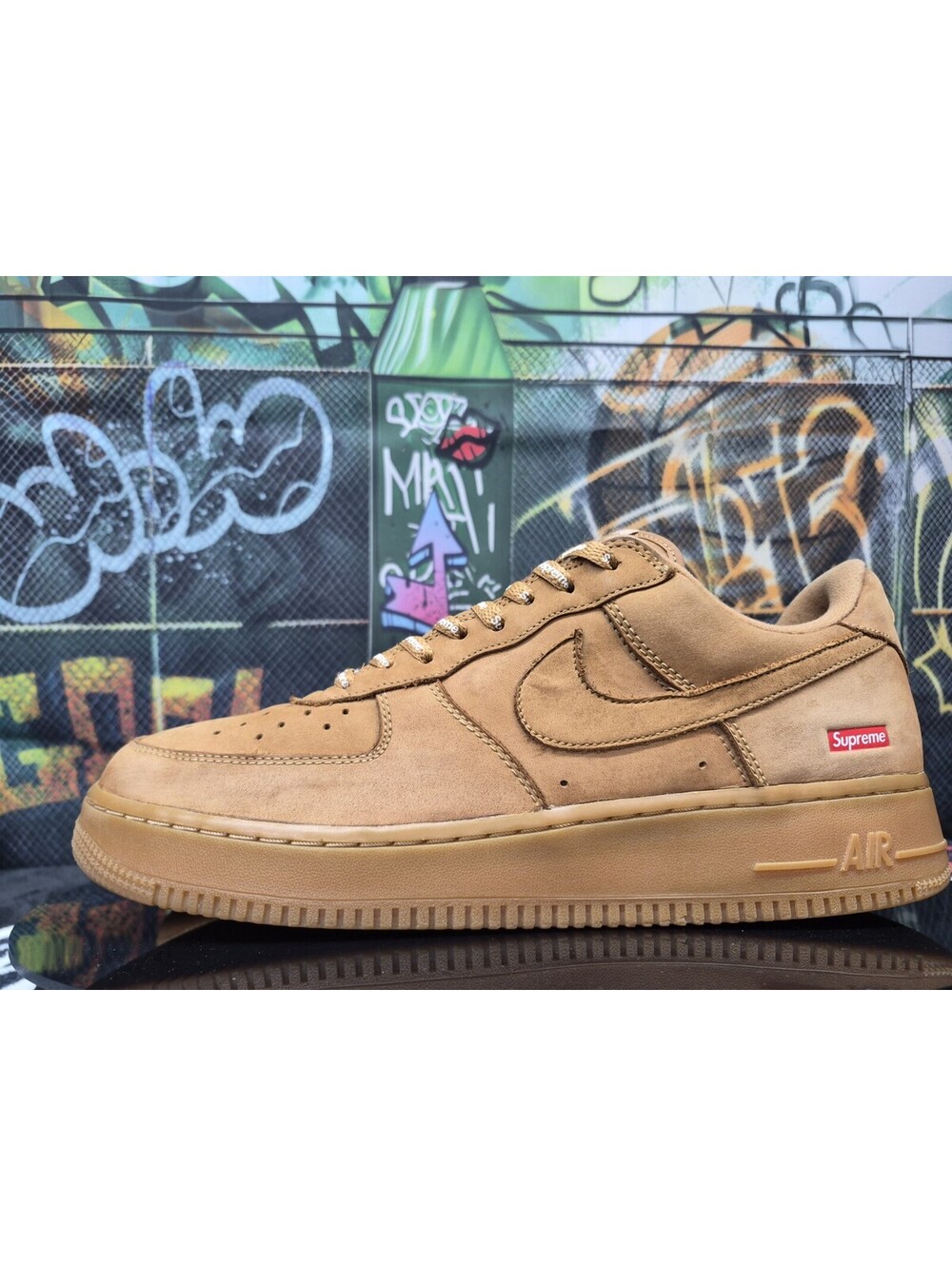 Nike Air Force 1 Low SP x Supreme Wheat 2021 - DN1555-200 Size 12
